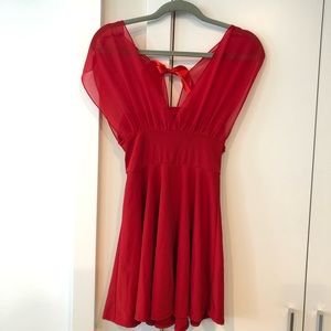 Brand New Red Cocktail Evening Dress Size XS/S